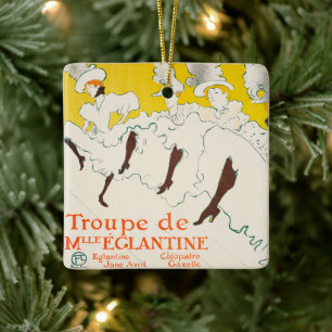 Truppe von Mademoiselle Eglantine, Toulouse Lautre Keramikornament