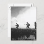Truppen der vietnamesischen Armee im Kampfoper Postkarte (Vorne/Hinten)