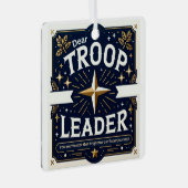 Truppenführer: Du bist der Star auf unserer Reise Ornament Aus Metall (Vorderseite Rechts)