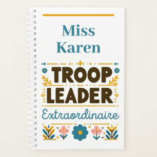 Truppenführer Extraordinaire Girl Scouting Planer