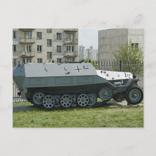 Truppentransporter Postkarte (Vorderseite)