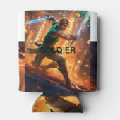 Truppenverzierte Schaumkühlen: Behalt Getränke Coo Dosenkühler (Rückseite)