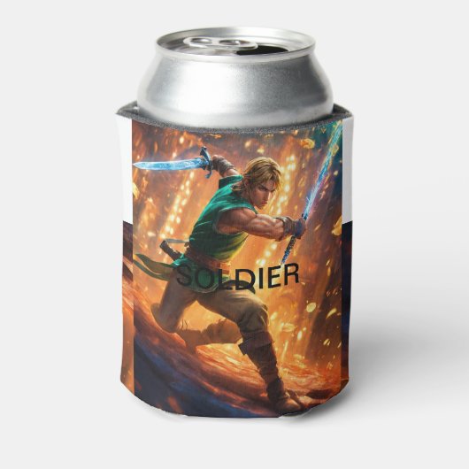 Truppenverzierte Schaumkühlen: Behalt Getränke Coo Dosenkühler (Kanne Rückseite)