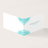 Truquoise mandala visitenkarten (Vorderseite)