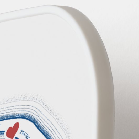 Truro Cape Cod Navy Blue Monogram Pickleball Schläger (Linke Seite)