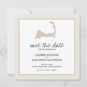Truro Cape Cod Wedding Save the Date