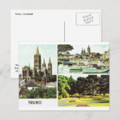 Truro, Cornwall, England Postkarte (Vorne/Hinten)