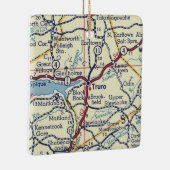 Truro Nova Scotia Vintage Karte Keramikornament (Rechts)