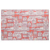 Truro Toile bordeauxrot Stoff (Fat Quarter (45,7 x 55,9 cm))