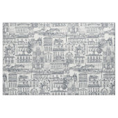 Truro Toile Indigo Perle Stoff (Fat Quarter (45,7 x 55,9 cm))