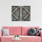 Truss 1 Wrapped Canvas Leinwanddruck (Insitu (Wohnzimmer))