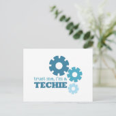 Trust A Techie Postkarte (Stehend Vorderseite)