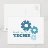 Trust A Techie Postkarte (Vorne/Hinten)