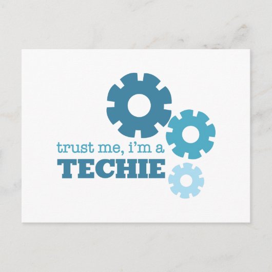 Trust A Techie Postkarte (Vorderseite)