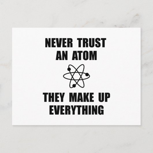 Trust Atom Postkarte (Vorderseite)