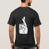 Trust Barkeeper Crossed Fingers MensT-Shirt T-Shirt (Rückseite)