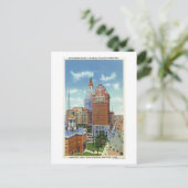 Trust Bldg and Traveller Tower View Postkarte (Stehend Vorderseite)