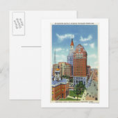 Trust Bldg and Traveller Tower View Postkarte (Vorne/Hinten)
