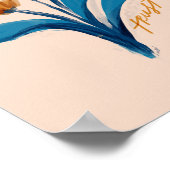 "Trust" - Blumenorganisation Poster (Ecke)