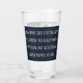 Trust Bunnies Pint Glass Glas (Rückseite)