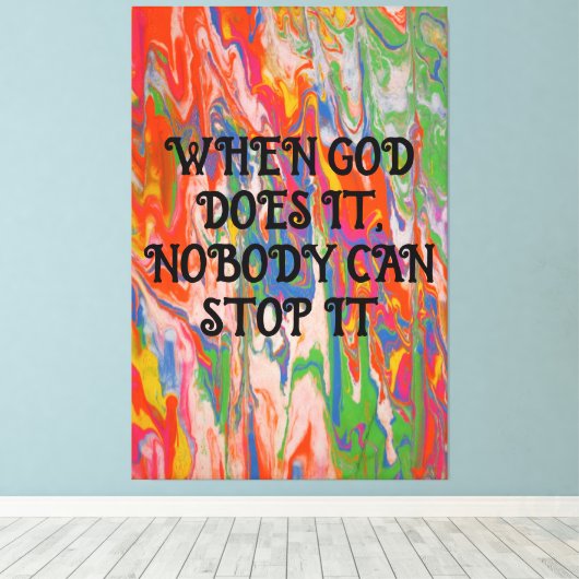 Trust Canvas Print Leinwanddruck (Insitu (Holzboden))