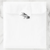 Trust Fall Runder Aufkleber (Tasche)