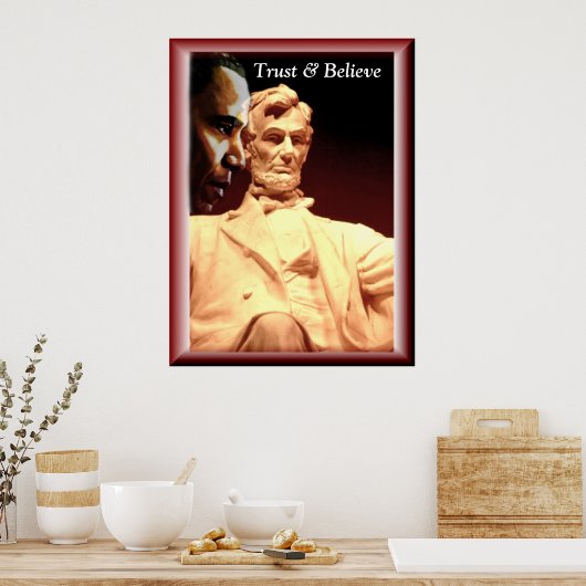 Trust & Glaube_ Poster (Küche)