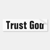 Trust God Autoaufkleber (Vorne)