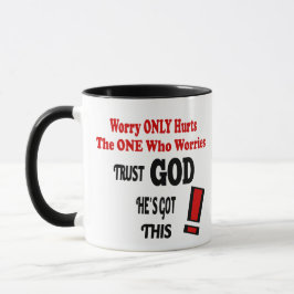 Trust God Coffee Tasse