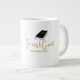 Trust God Jumbo Tasse