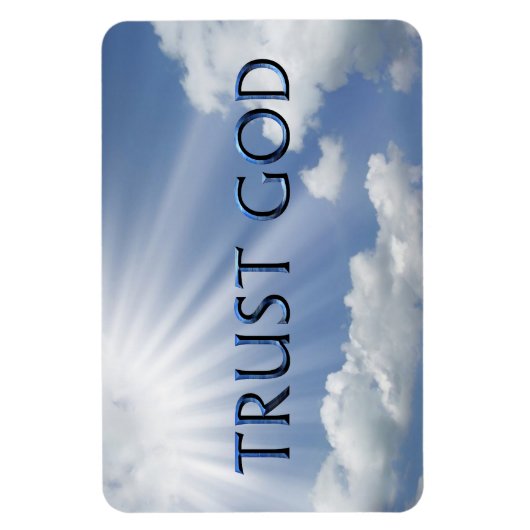 TRUST GOD MAGNET (Vertikal)