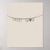 Trust God Poster (Vorne)