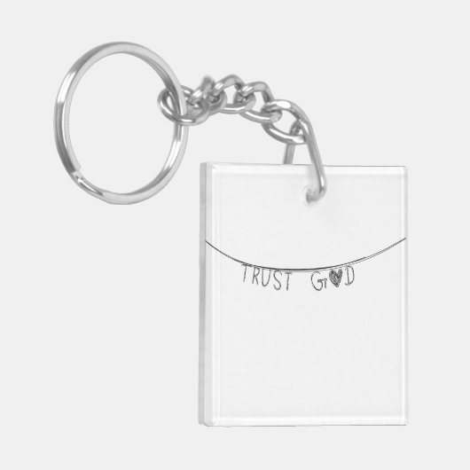 Trust God Schlüsselanhänger (Vorderseite links)