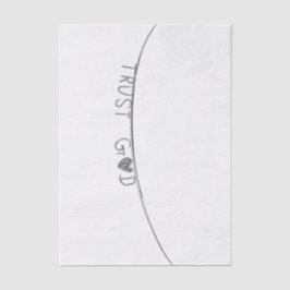 Trust God Seidenpapier