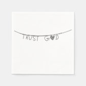 Trust God Serviette (Vorderseite)