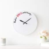 TRUST IN GOD'S PERFEKT TIMING FAITH WALL CLOCK GROßE WANDUHR (Zuhause)