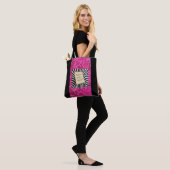 Trust in God's Timing pink glitter zebra y2k Tasche (Am Model)