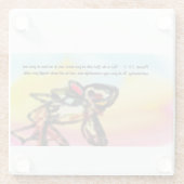 Trust in jesus glasuntersetzer (Rückseite)