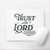 Trust In The Lord Christian Faith Jesus Bible Vers Mousepad (Mit Mouse)