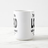 Trust in the Lord Proverbs 3 5 KJV Christian Mug Kaffeetasse (Mittel)
