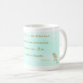 Trust in the Lord Proverbs Aqua Kaffeetasse (VorderseiteRechts)