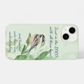 Trust in the LORD with all thine heart; and lean   iPhone Hülle (Rückseite (Horizontal))