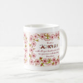 Trust Jehovah mit All Heart Scripture Tasse (VorderseiteRechts)