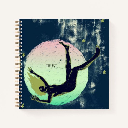 Trust Journal- "Moon Falling to Earth" Notizblock (Vorderseite)