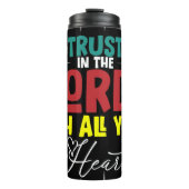 Trust Lord Heart Faith Scripting Thermosbecher (Vorderseite)