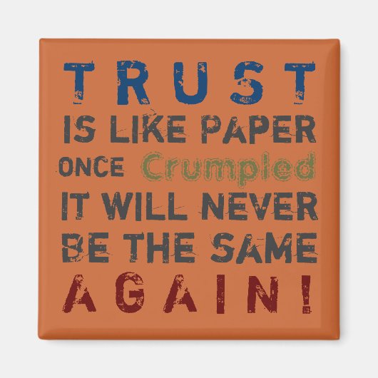 TRUST ~ Magnet Trusts (Vorne)