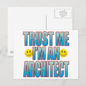 Trust Me Architect Life B Postkarte (Vorne/Hinten)