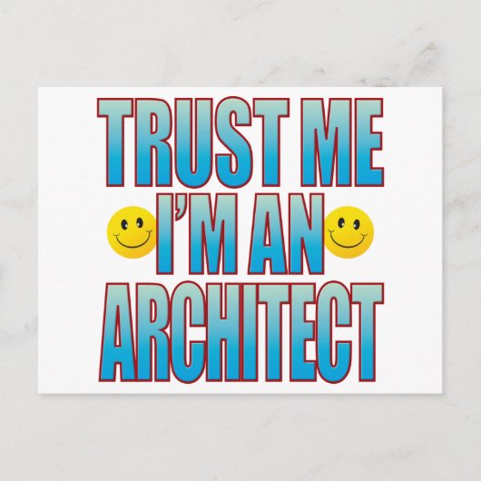 Trust Me Architect Life B Postkarte (Vorderseite)