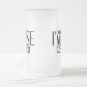 Trust me ASE Certified Auto Mechanic Mattglas Bierglas (Mittel)