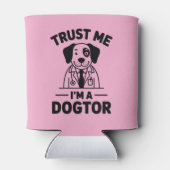 Trust Me I’m a Dogtor Dosenkühler (Rückseite)